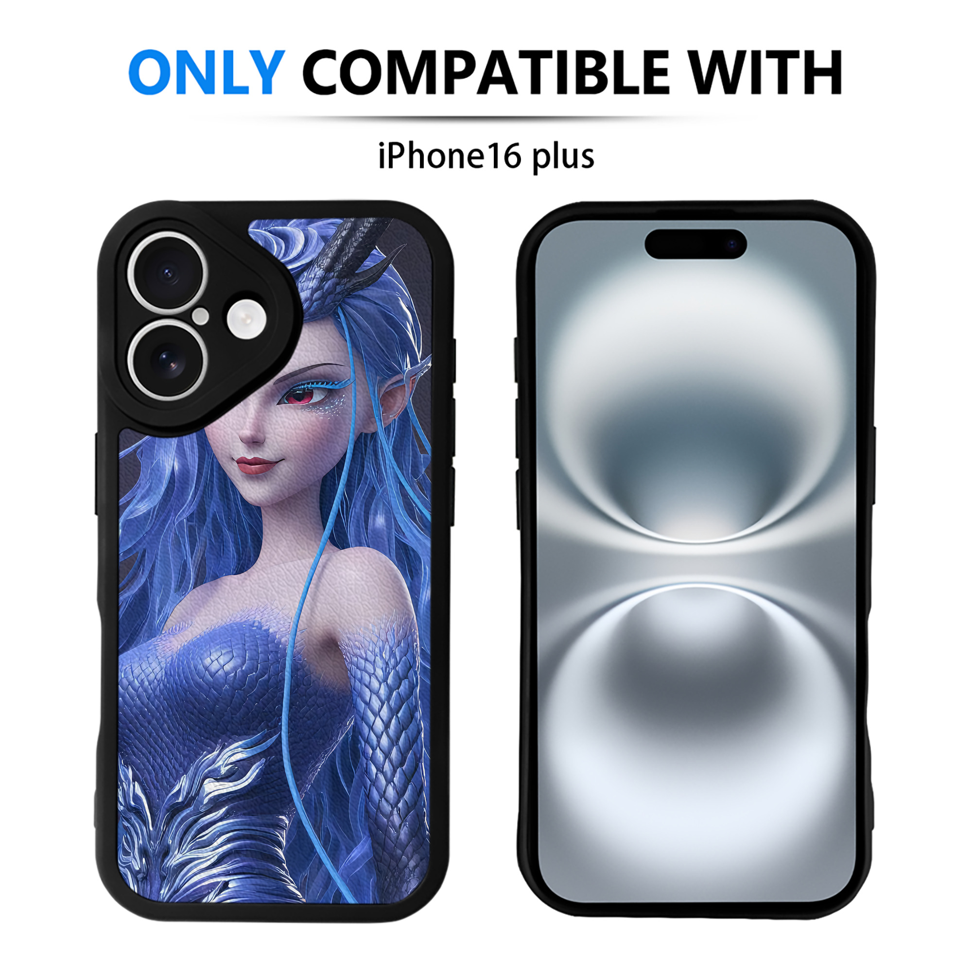 （画像用） Ne Zha 2 ナタ 魔童の大暴れ 【iPhone 16シリーズ対応】シリコンスマホケース（レザー調） 材質：シリコン